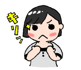 Pretty girl sticker sticker #792126