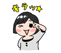 Pretty girl sticker sticker #792129