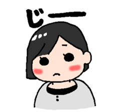 Pretty girl sticker sticker #792138