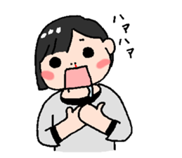 Pretty girl sticker sticker #792141