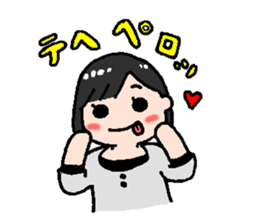 Pretty girl sticker sticker #792147