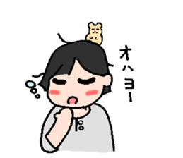 Pretty girl sticker sticker #792149