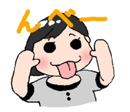 Pretty girl sticker sticker #792153