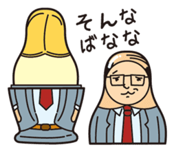 Matrioshka salaryman sticker #793677