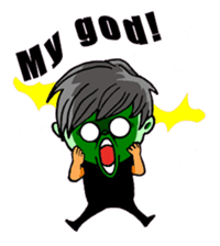 Large head- Boo sticker #793852