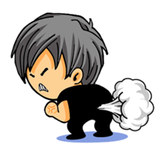 Large head- Boo sticker #793865