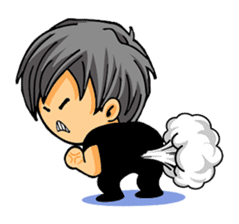 Large head- Boo sticker #793865