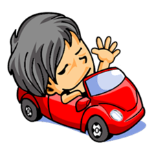 Large head- Boo sticker #793869