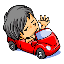 Large head- Boo sticker #793869