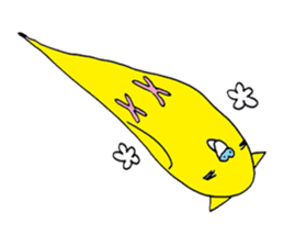 little bird of the ear of a cat. sticker #794042