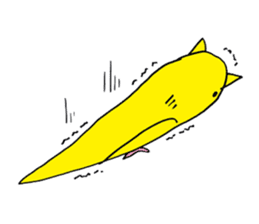 little bird of the ear of a cat. sticker #794054