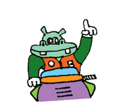 Hippy and Yanni sticker #794405