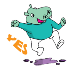 Hippy and Yanni sticker #794410