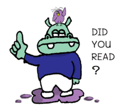 Hippy and Yanni sticker #794415