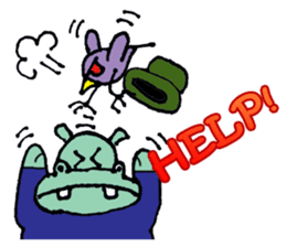 Hippy and Yanni sticker #794435