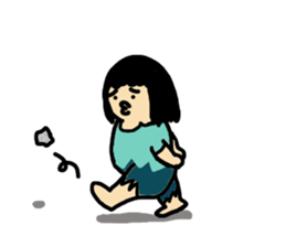 Mu-san&Hanadekakun English version sticker #794582