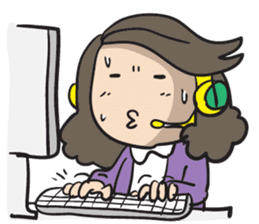 Giffy the office lady sticker #795003