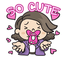 Giffy the office lady sticker #795006