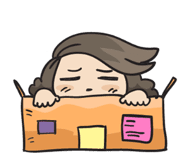 Giffy the office lady sticker #795011