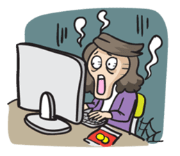 Giffy the office lady sticker #795015