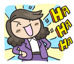 Giffy the office lady sticker #795027