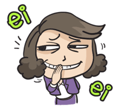 Giffy the office lady sticker #795038