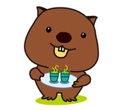 Mr. Wombat's Daily Life sticker #795054