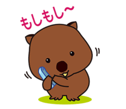 Mr. Wombat's Daily Life sticker #795078