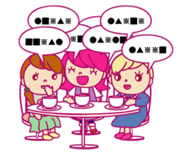 A mom does her best with an apron figure sticker #795384