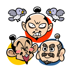 Three major hero of Japanese history