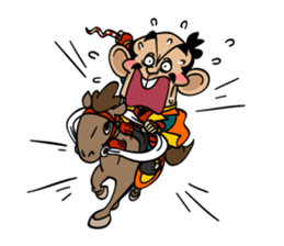 Three major hero of Japanese history sticker #795805