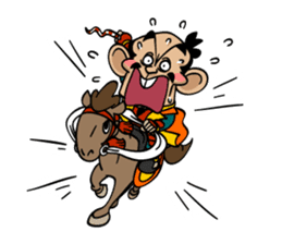 Three major hero of Japanese history sticker #795805