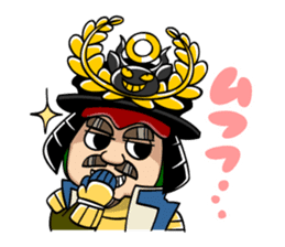 Three major hero of Japanese history sticker #795809