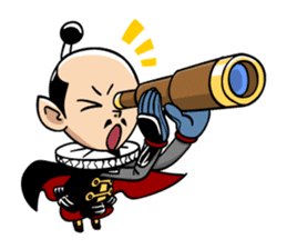 Three major hero of Japanese history sticker #795816