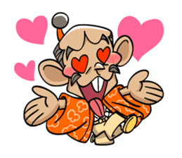 Three major hero of Japanese history sticker #795823