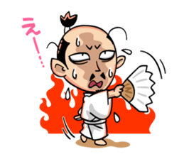 Three major hero of Japanese history sticker #795829