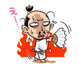 Three major hero of Japanese history sticker #795829