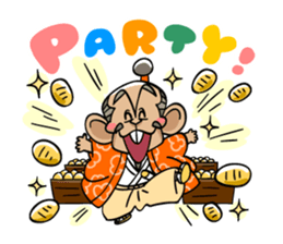 Three major hero of Japanese history sticker #795832