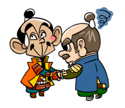 Three major hero of Japanese history sticker #795834