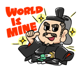 Three major hero of Japanese history sticker #795835