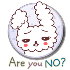 Rabbit shy (English ver) sticker #796046