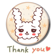Rabbit shy (English ver) sticker #796047