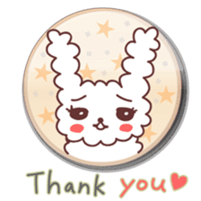 Rabbit shy (English ver) sticker #796047