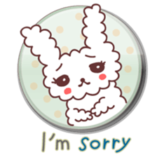 Rabbit shy (English ver) sticker #796048