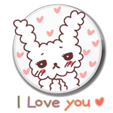 Rabbit shy (English ver) sticker #796053