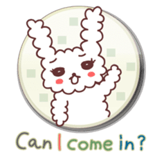 Rabbit shy (English ver) sticker #796057