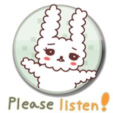 Rabbit shy (English ver) sticker #796059