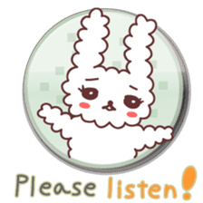 Rabbit shy (English ver) sticker #796059