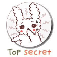 Rabbit shy (English ver) sticker #796060
