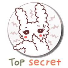 Rabbit shy (English ver) sticker #796060